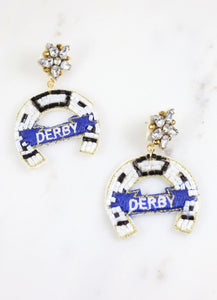 Derby Horseshoe Earrings