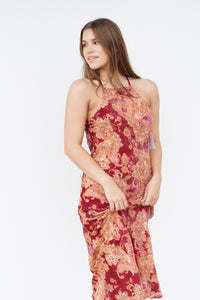 Wedding Bells Velvet Midi Dress