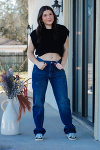Dad Fit High Rise Jeans
