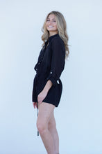 Load image into Gallery viewer, Don&#39;t Be Fooled Collar Romper