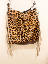 Load image into Gallery viewer, Genuine Leather Leopard Crossbody