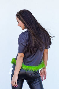 Cosmic Cowgal Feather Top