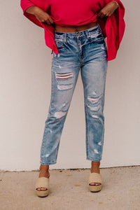 My Favorite High Rise Mom Jeans