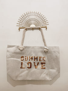 Summer Love Sequin Tote