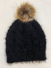 Load image into Gallery viewer, MOHAIR POM FUR BEANIE
