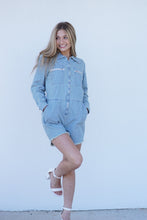 Load image into Gallery viewer, That So 70s Denim Romper