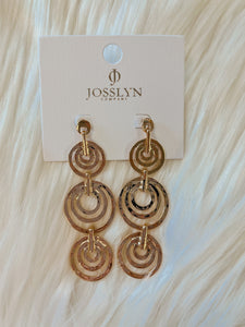 On A Roll Drop Earrings