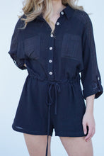 Load image into Gallery viewer, Don&#39;t Be Fooled Collar Romper