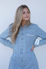 Load image into Gallery viewer, That So 70s Denim Romper