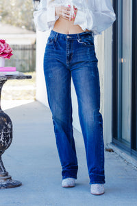 Dad Fit High Rise Jeans