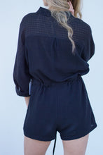Load image into Gallery viewer, Don&#39;t Be Fooled Collar Romper