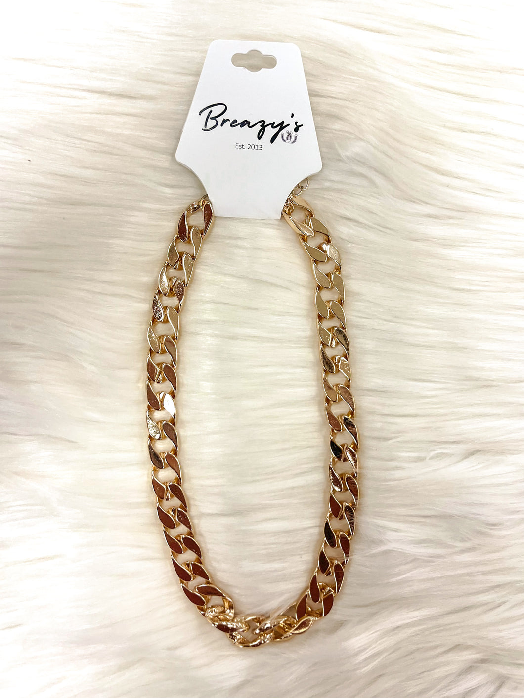 Burried in Cuban Links Necklace