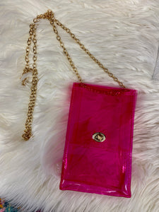 Gold Chain Tinted Small Purse